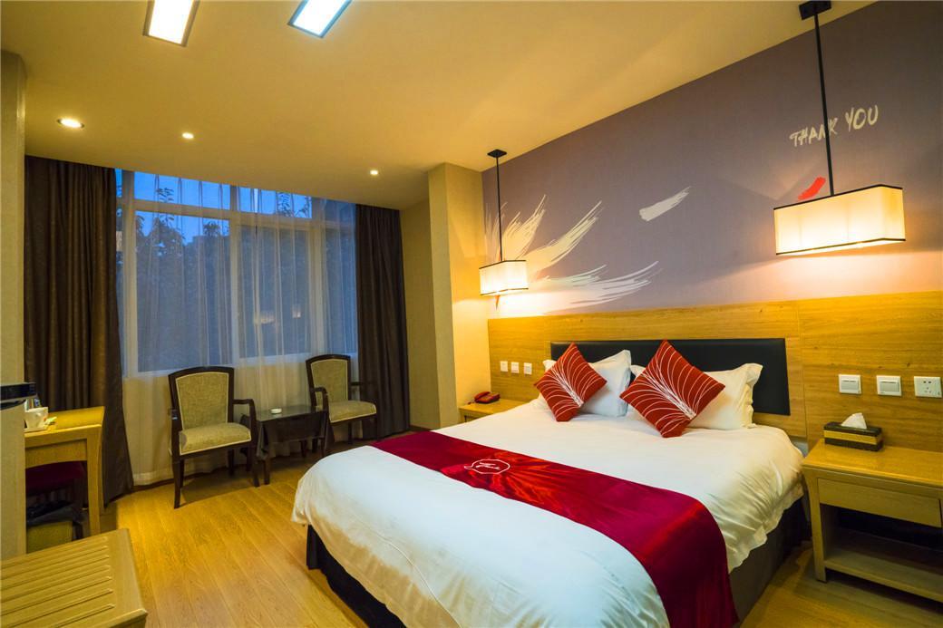 Thank Inn Chain Hotel Sichuan Guangan Wusheng County Hongwu Avenue Экстерьер фото