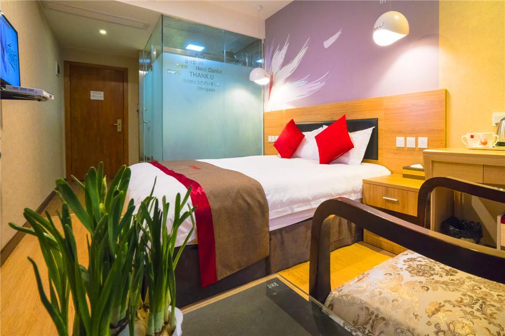 Thank Inn Chain Hotel Sichuan Guangan Wusheng County Hongwu Avenue Экстерьер фото